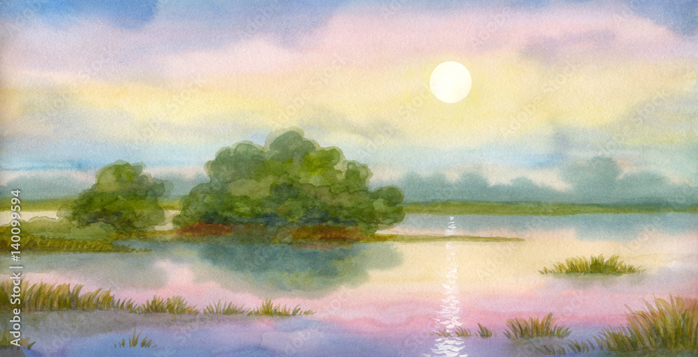 Naklejka premium Sunrise miracle