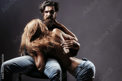 sexy man and woman