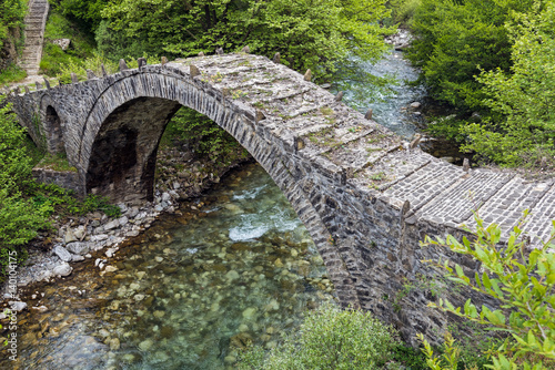 Old stone bridge in Epirus, Greece