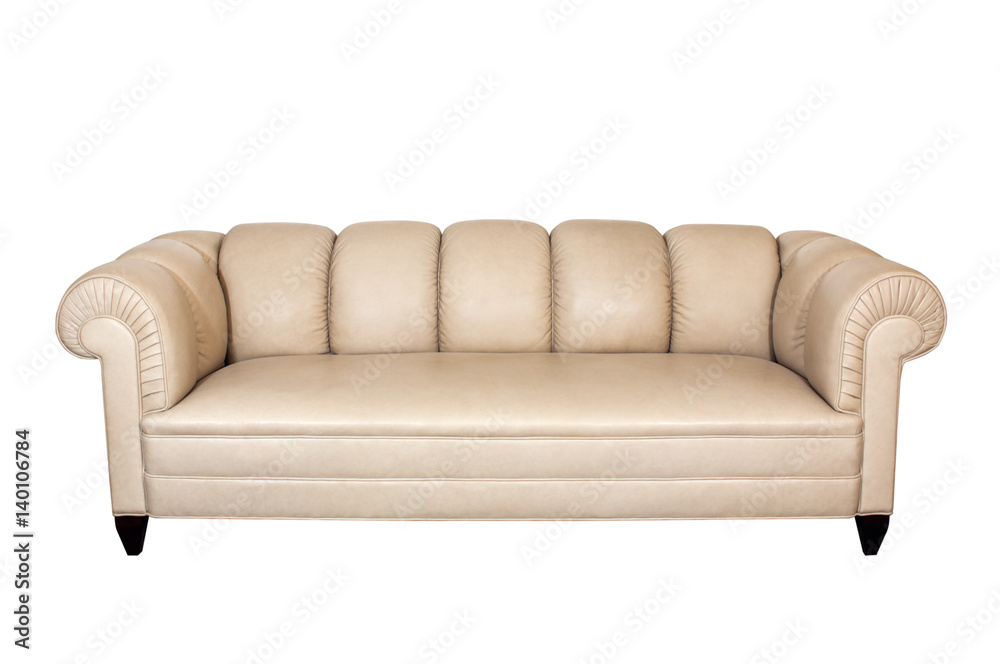 Obraz premium Modern leather sofa.