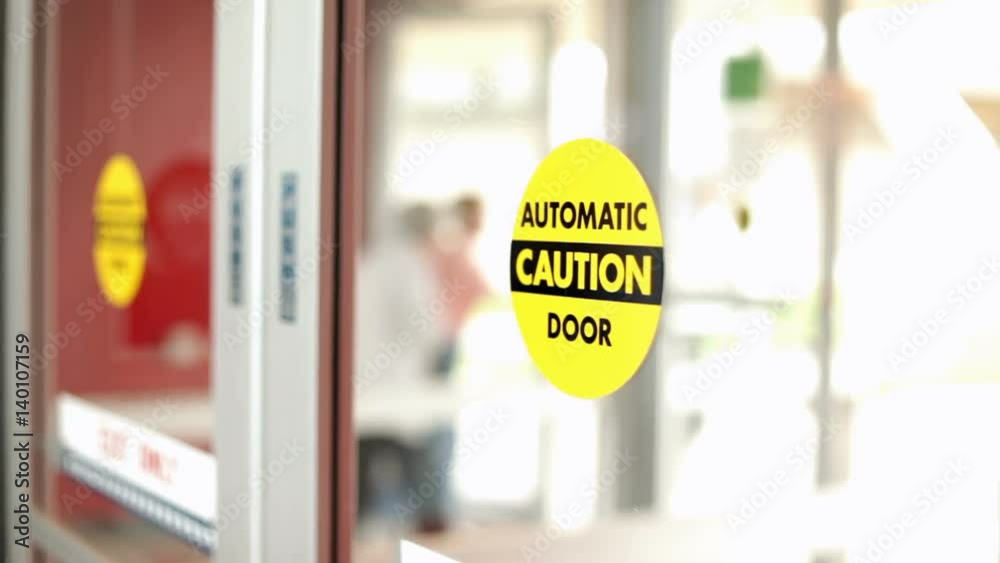 Door opens and closes automatically for guests.
