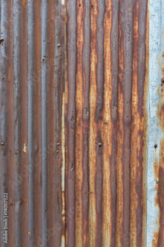 rusted galvanized sheet