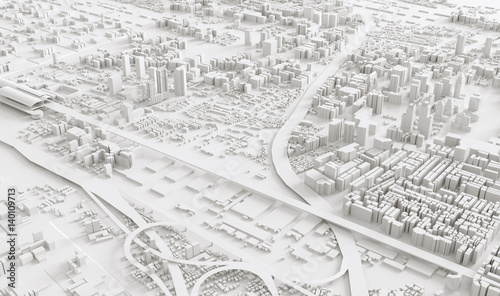 Fototapeta Naklejka Na Ścianę i Meble -  Aerial view of cityscape