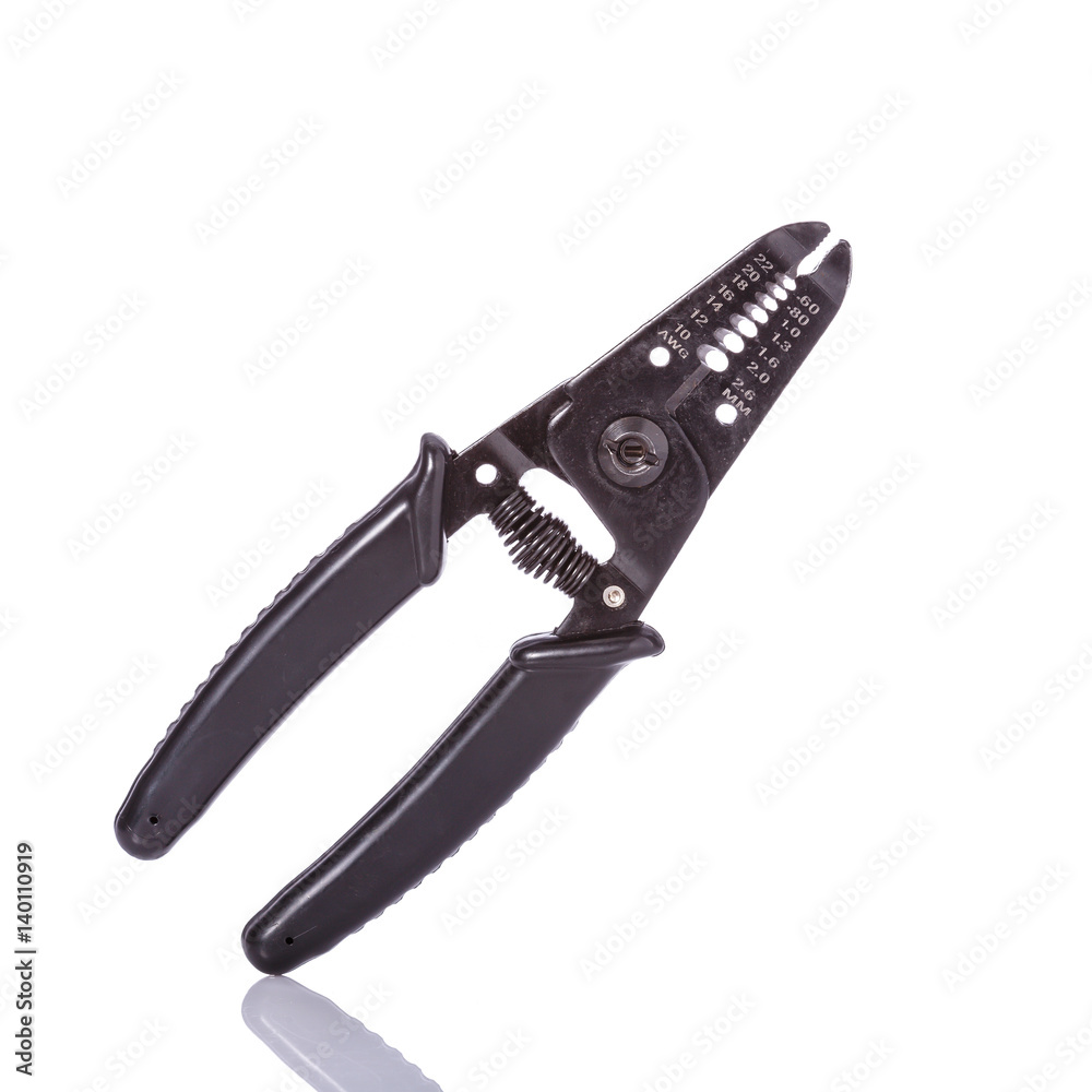 New pliers. Studio shot isolated on white New pliers. Studio shot isolated on white