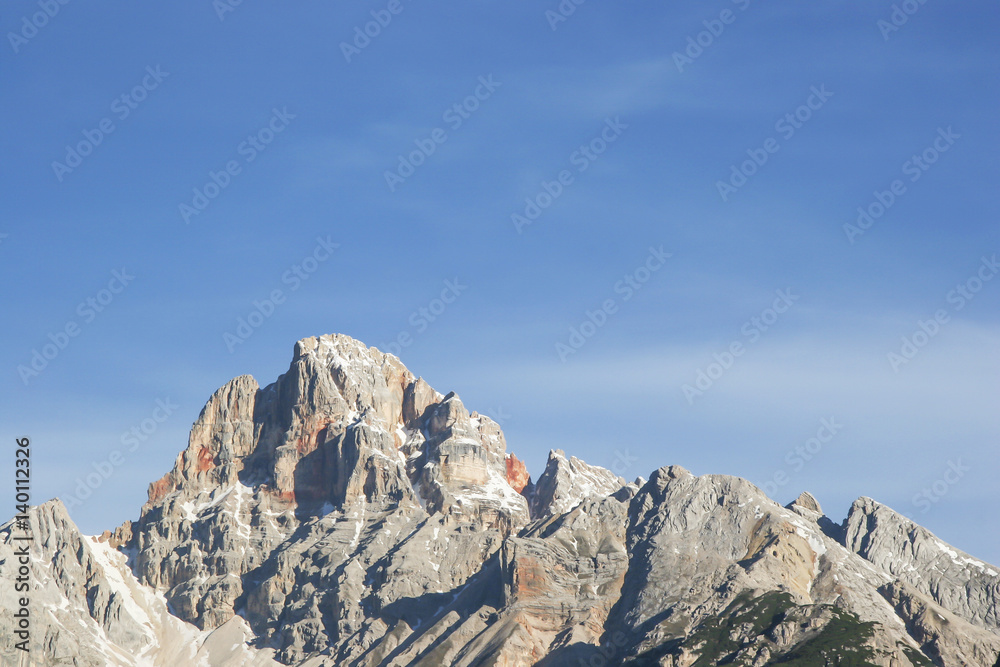 Monte Rosso in den  Dolomiten