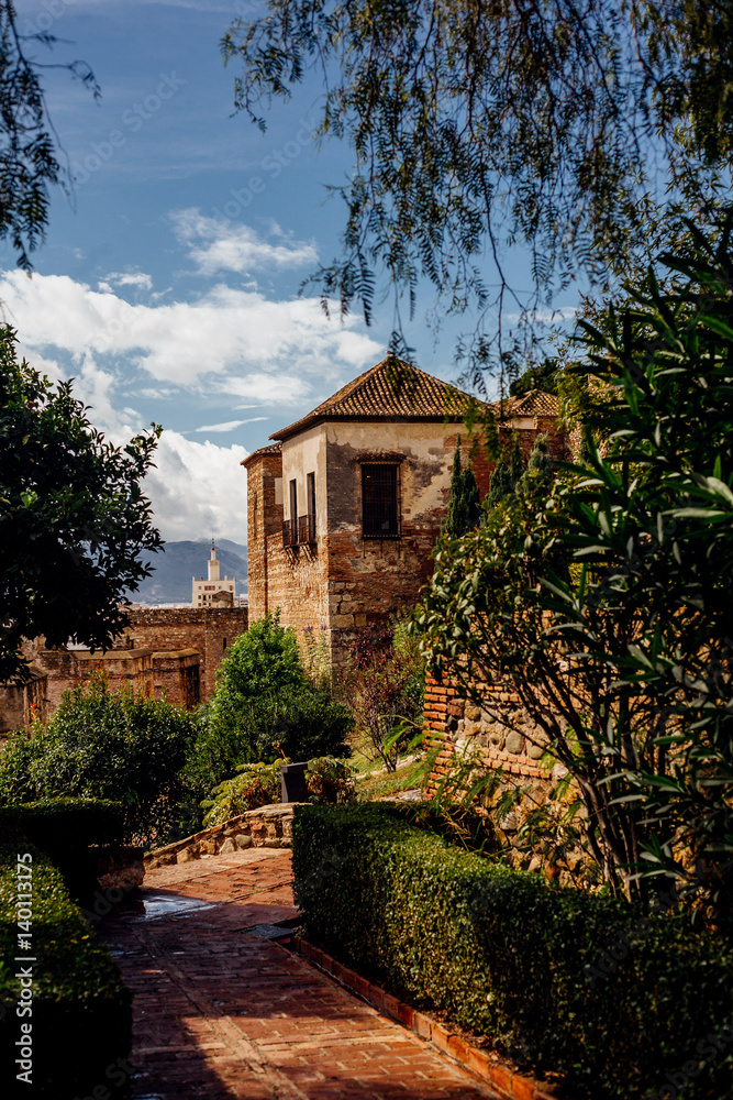 Naklejka premium Tourism in Malaga