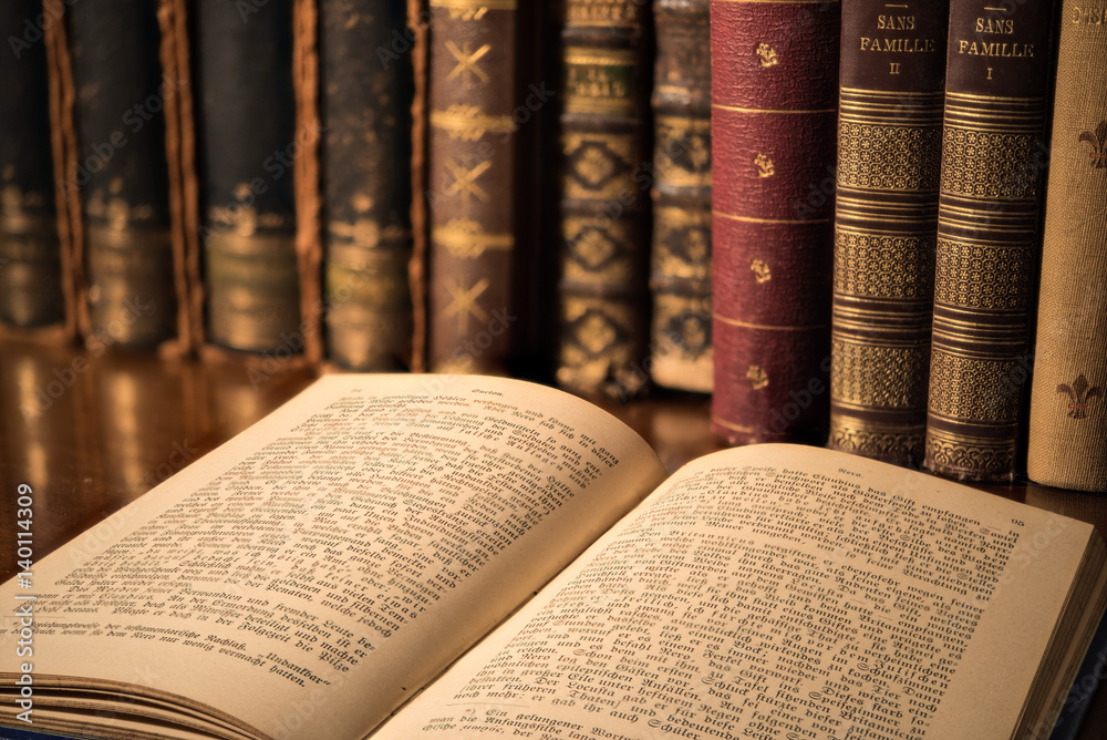 Fototapeta premium Alte Bücher
