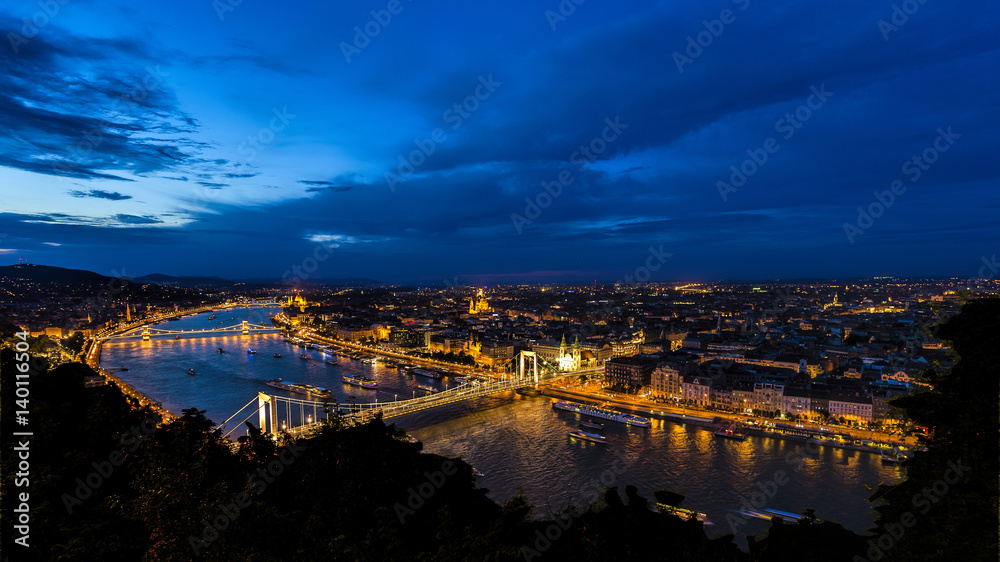 Fototapeta premium Budapest night , Budapest, Hungary