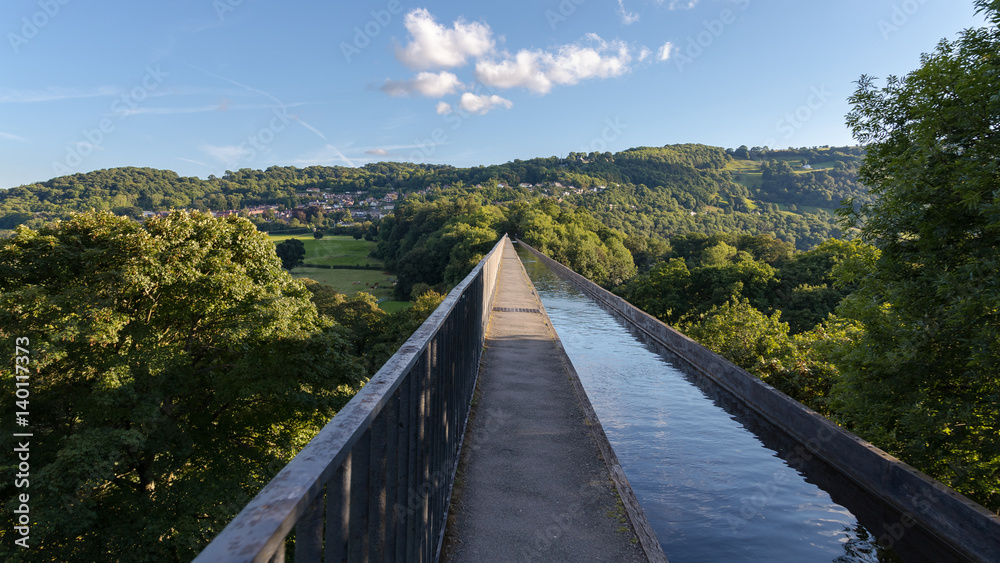 Pontcysyllte Aqueduct, connecting Trevor and Froncysyllte, Wrexham, Wales, UK