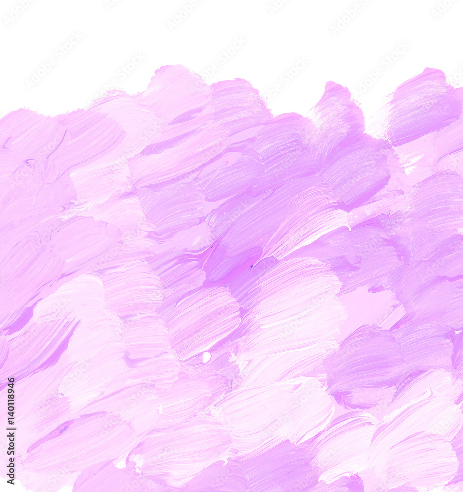 pale pastel rosy color acrylic paint brush stroke for background. hand drawn abstract illustration for header, greeting card, poster, wallpaper
