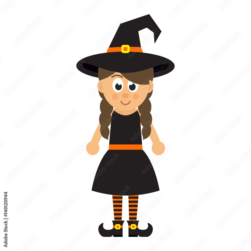 cartoon witch girl cartoon witch girl