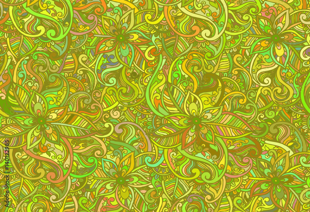 Abstract background consisting of colored patterns