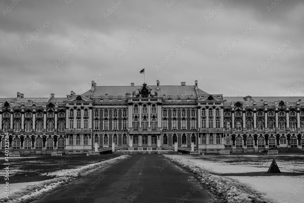 Fototapeta premium Palace in Tsarskoe Selo, Pushkin, Saint Petersburg