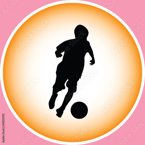 kid play soccer