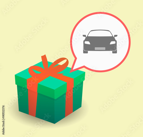Present with a car