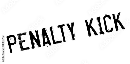 Penalty Kick rubber stamp. Grunge design with dust scratches. Effects can be easily removed for a clean, crisp look. Color is easily changed.
