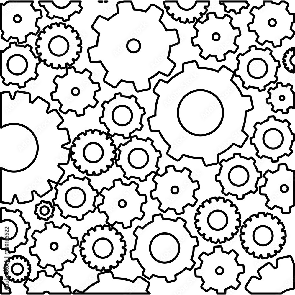 figure gears bacground icon, vector illustraction design figure gears bacground icon, vector illustraction design