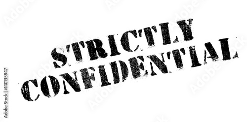 Strictly Confidential rubber stamp. Grunge design with dust scratches. Effects can be easily removed for a clean, crisp look. Color is easily changed.