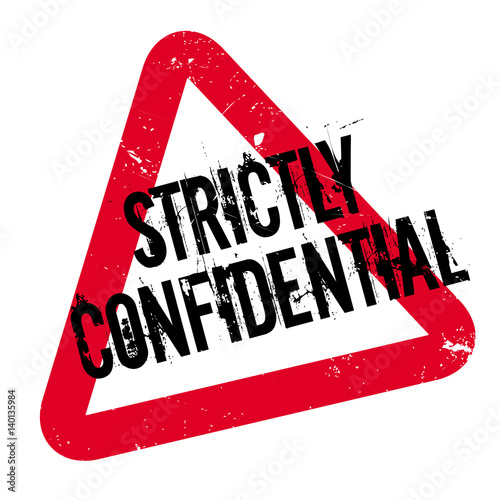 Strictly Confidential rubber stamp. Grunge design with dust scratches. Effects can be easily removed for a clean, crisp look. Color is easily changed.