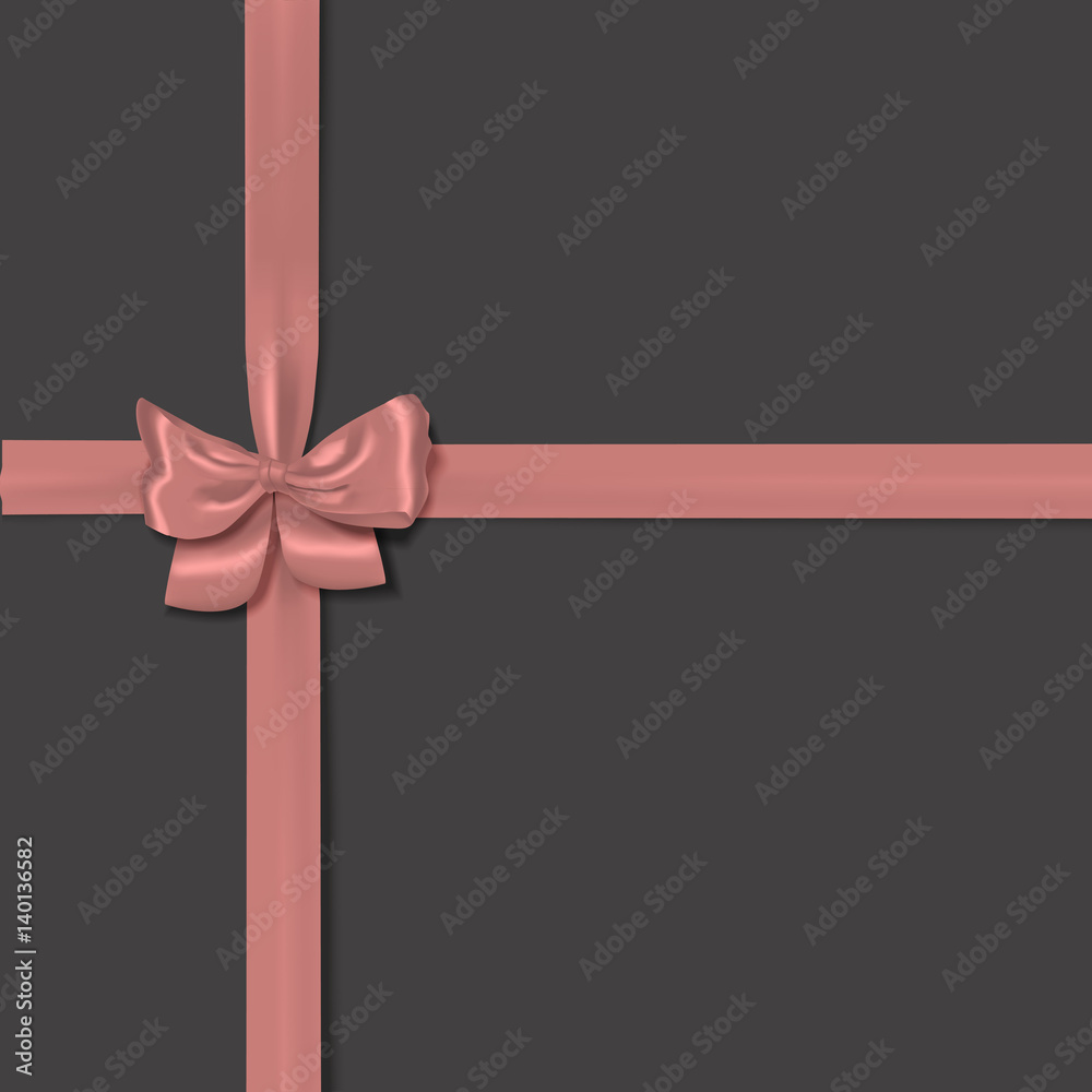 vector pink isolated realistic bow vector pink isolated realistic bow