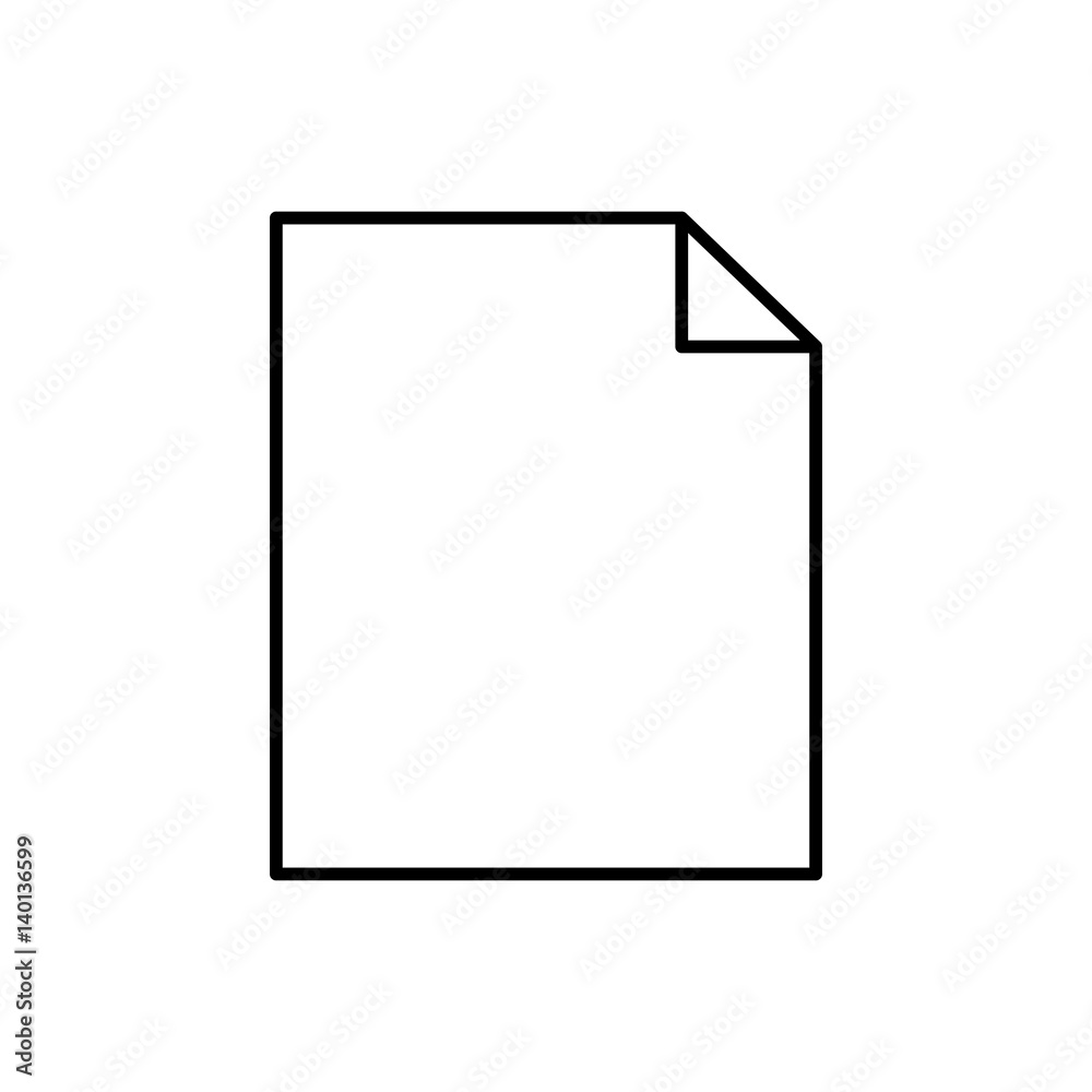 silhouette sheet paper icon, vector illustraction design silhouette sheet paper icon, vector illustraction design