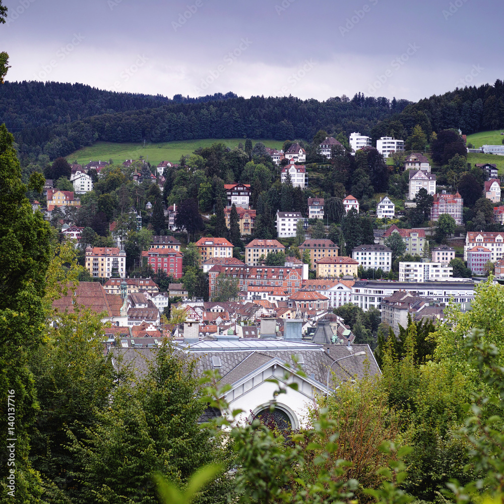 St. Gallen, view from above