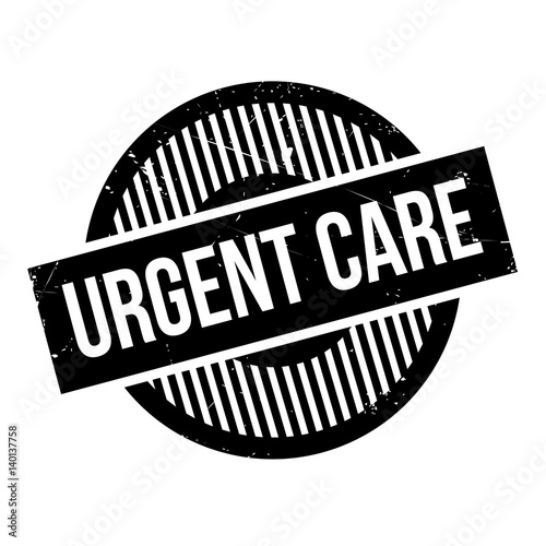 Urgent Care rubber stamp. Grunge design with dust scratches. Effects can be easily removed for a clean, crisp look. Color is easily changed.