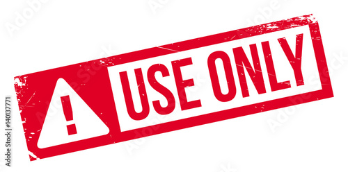 Use Only rubber stamp. Grunge design with dust scratches. Effects can be easily removed for a clean, crisp look. Color is easily changed.