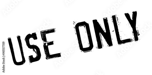 Use Only rubber stamp. Grunge design with dust scratches. Effects can be easily removed for a clean, crisp look. Color is easily changed.