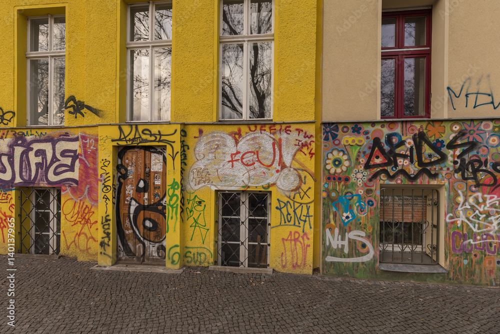 Graffiti an einer Hauswand