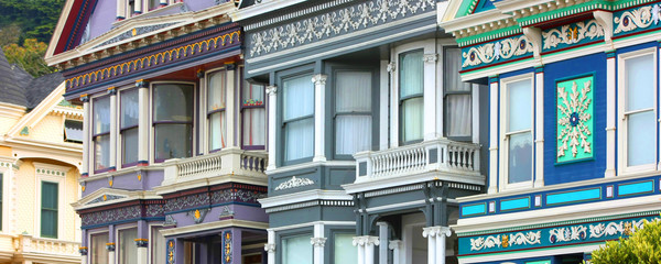 Fototapete San Francisco San Francisco / USA - Viktorianische Architektur  © Brad Pict