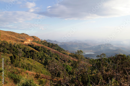 Mountain pass on the way to Dalat (Da Lat), Vietnam
