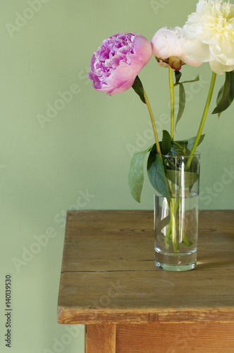 Peonies in a vase