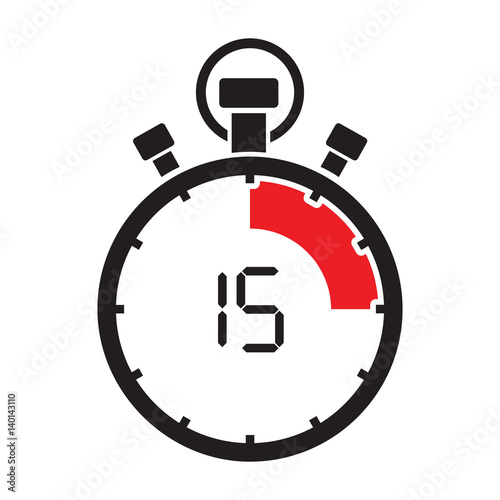 fifth teen minute stop watch countdown