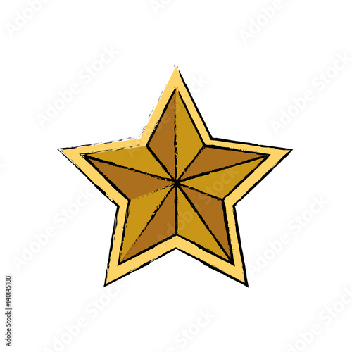 Star award symbol icon vector illustration graphic design