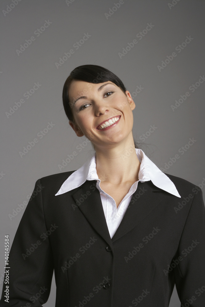 Businesswoman smiling at camera Businesswoman smiling at camera