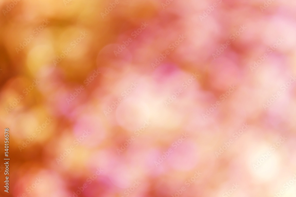 Obraz premium orange and pink bokeh in wonderful romantic mood valentine background