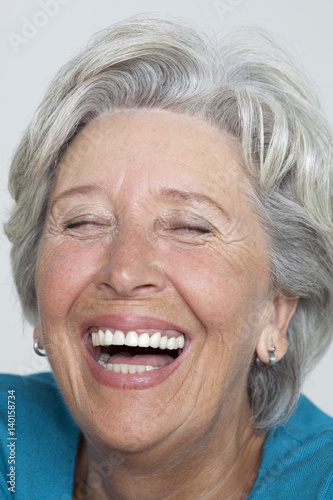 Laughing senior woman © Gudrun