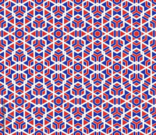 Vector modern seamless colorful geometry pattern