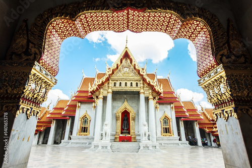 Beautiful Thai Temple. temple in Bangkok, Thailand,