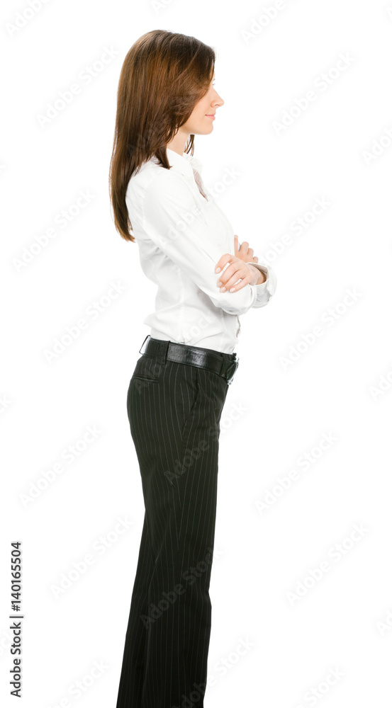 young businesswoman, isolated young businesswoman, isolated