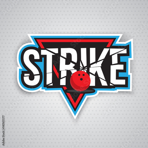 ultimate bowling chanpionship logo design