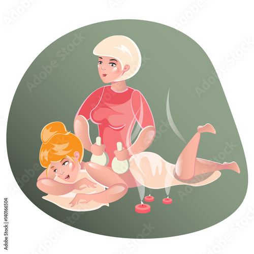 Girl in beauty salon
