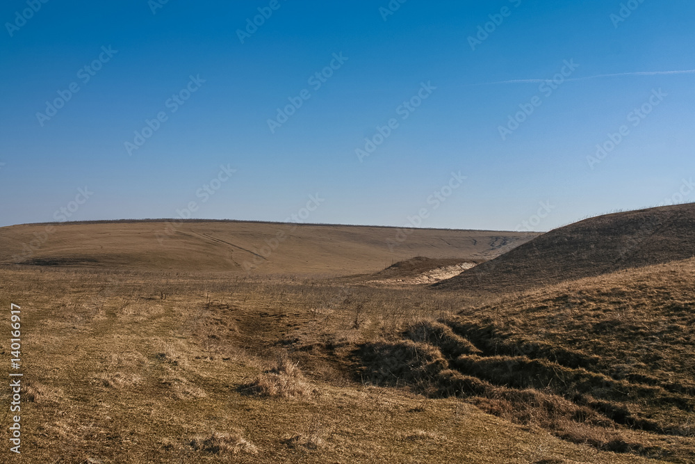 Abandoned quarry for the extraction of brick materials near the village of novoselivka in the Kharkov region (Ukraine). 2007 Abandoned quarry for the extraction of brick materials near the village of novoselivka in the Kharkov region (Ukraine). 2007