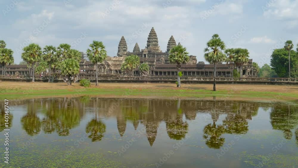 Angkor Wat temple landscape in Siem Reap, Cambodia, 4k
Angkor Wat temple landscape in Siem Reap, Cambodia, 4k