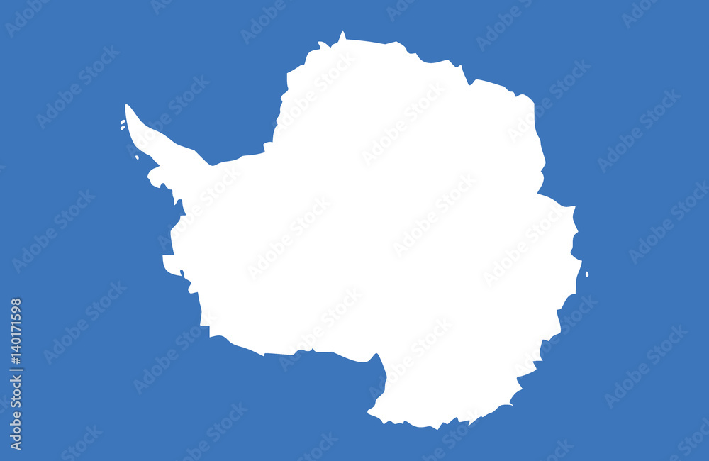Obraz premium Antartica flag.