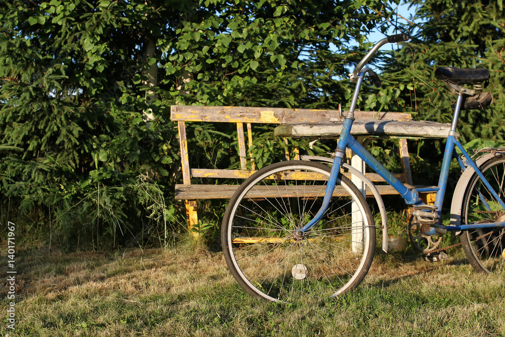 bicycle on a rural nature