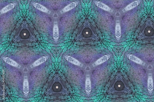 Abstract pigeon feathers pattern