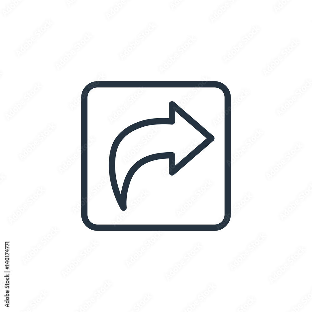 share line icon on white background share line icon on white background