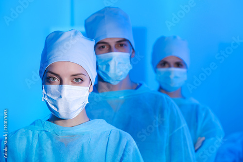 Portrait of young surgeon w...